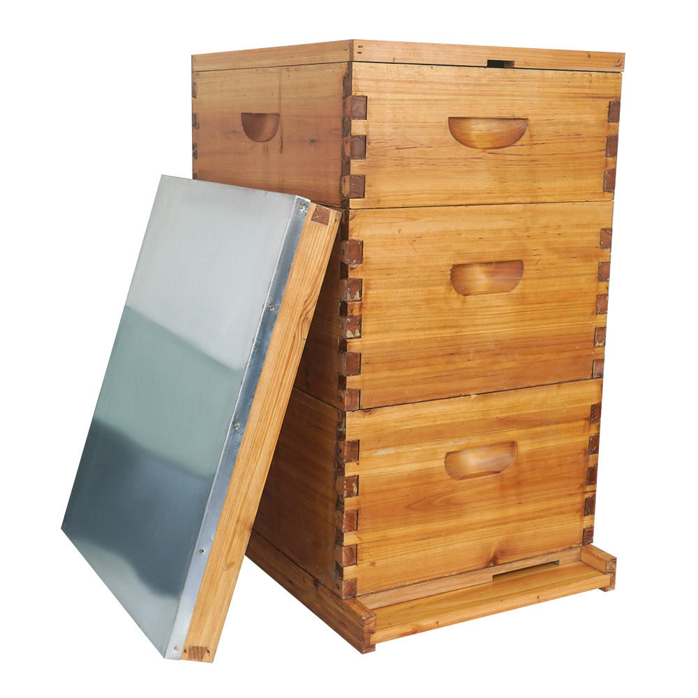 3 Layer Wax Dipped Langstroth Beehive - Image 3