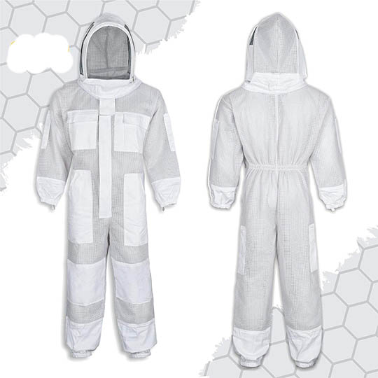 3 Layers Cotton Beekeeping Jacket Suit