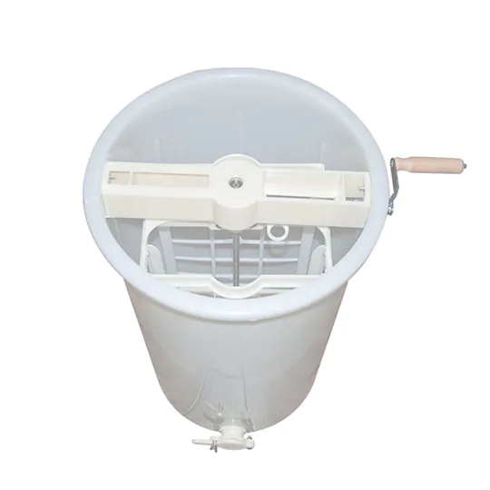2 Frame Manual Plastic Honey Extractor - Image 2