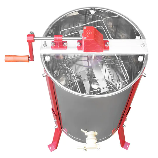 2 Frame Stainless Steel Manual Honey Extractor - Image 5