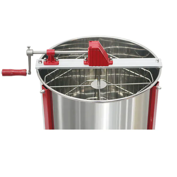 3 Frame Stainless Steel Manual Honey Extractor - Image 5