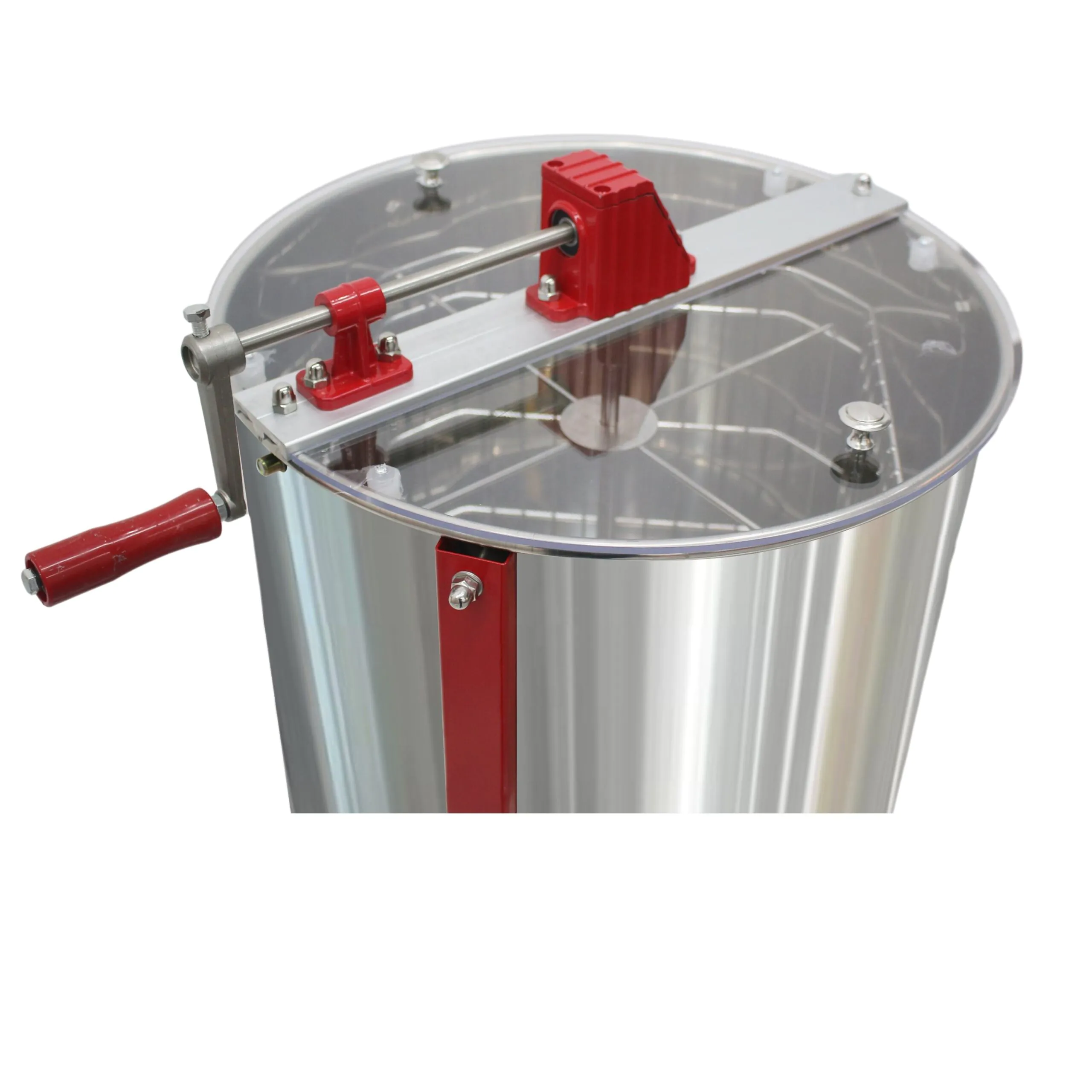 4 Frame Stainless Steel Manual Honey Extractor - Image 5