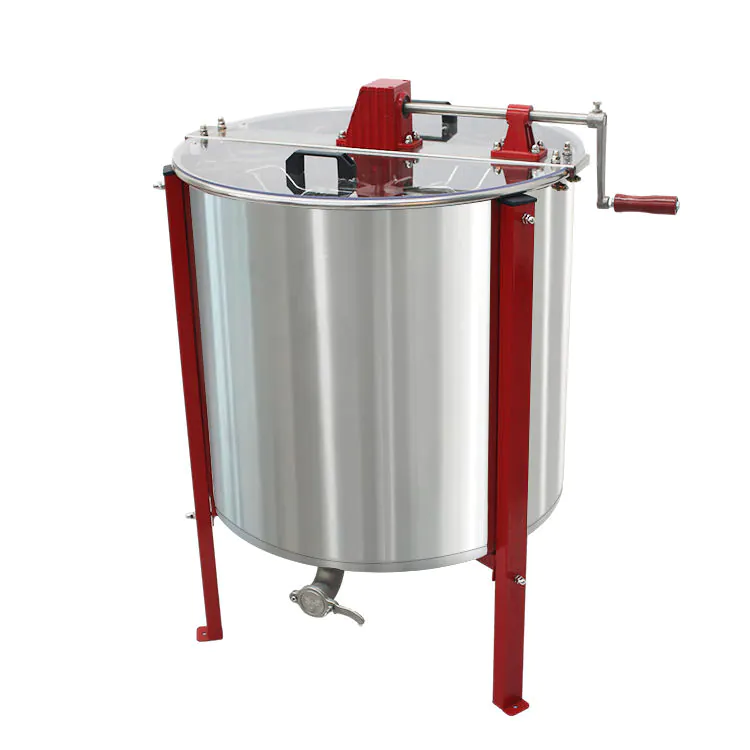8 Frame Stainless Steel Manual Honey Extractor