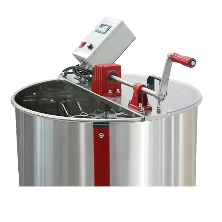 6 Frame Stainless Steel Manual Honey Extractor - Image 7