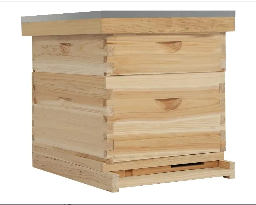 2 Layer Wax Coated Langstroth Beehive - Image 2