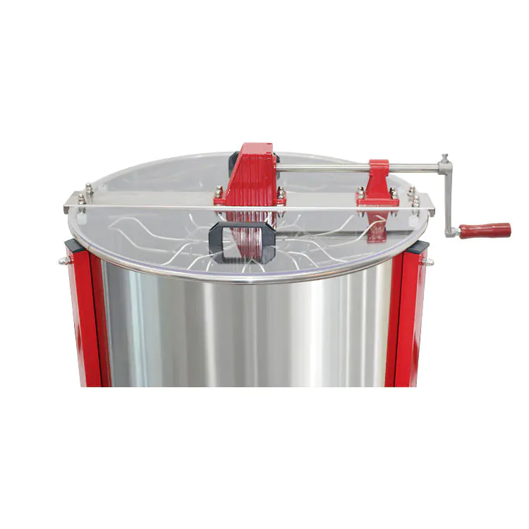 8 Frame Stainless Steel Manual Honey Extractor - Image 4
