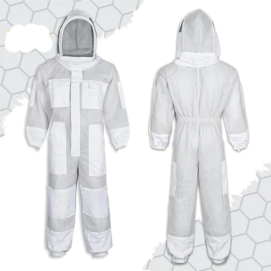 3 Layers Cotton Beekeeping Jacket Suit