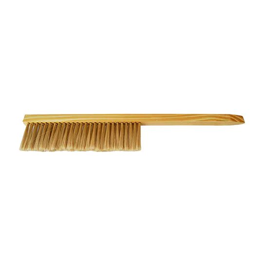 2 Rows Fiber Wooden Handle Bee Brush