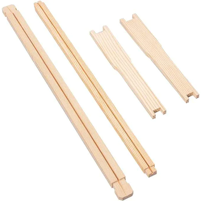 Wooden Bee Frame with Plastic Black Foundation - Image 4