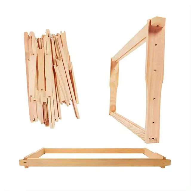 Wooden Bee Frame with Plastic Black Foundation - Image 5