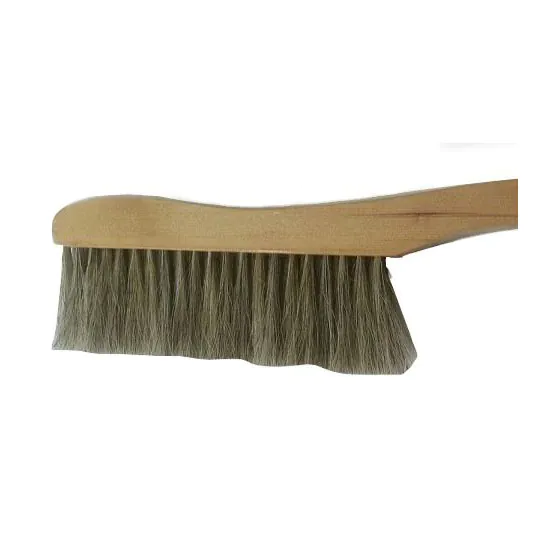 3 Row Wood Handle Horse Hair Bee Brush - Image 2
