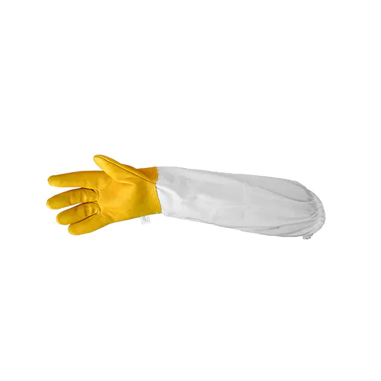 Long Sheepskin Bee Gloves - Image 2