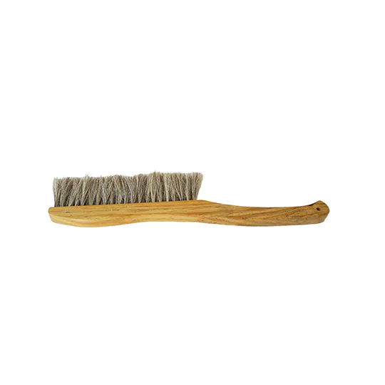 3 Row Wood Handle Horse Hair Bee Brush - Image 3