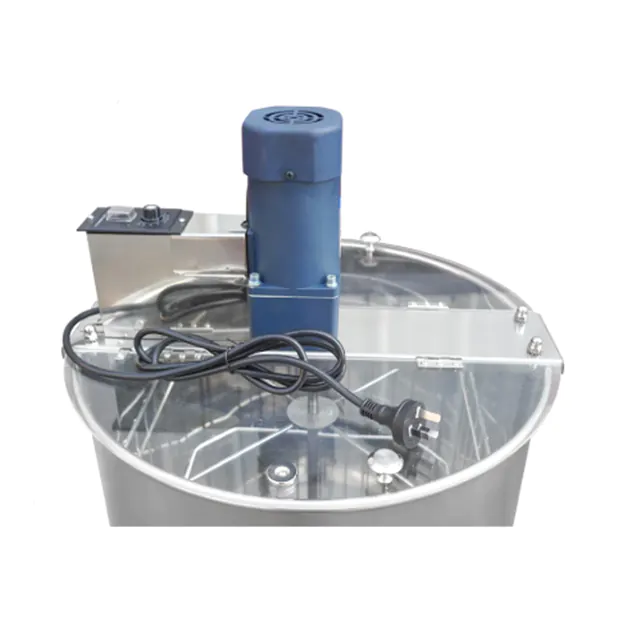 4 Frames Automatic Stainless Steel Electric Honey Extractor - Image 2
