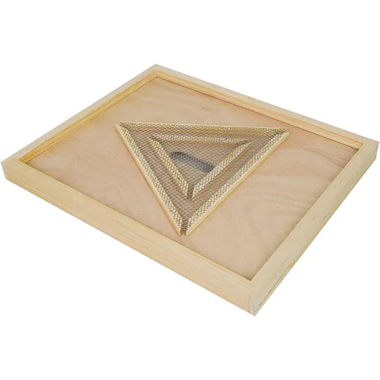 Wooden Bee Escape Board with Triangle Mesh Design