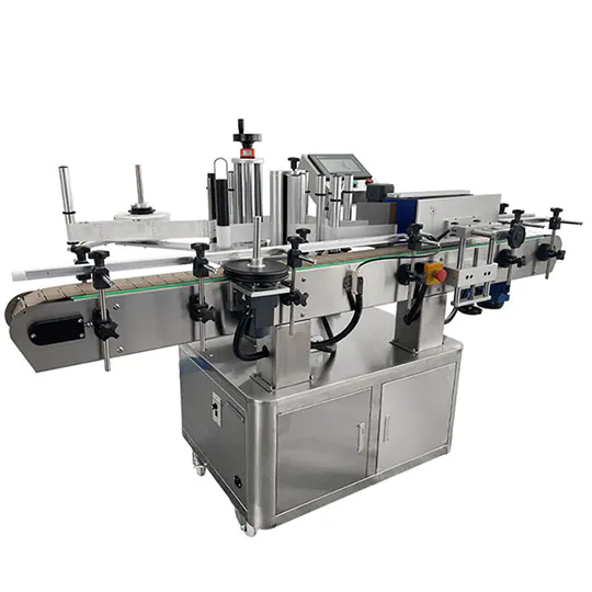 Automatic In-Line Round Bottle Labeling Machine