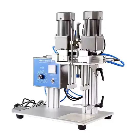 Semi-Automatic Pneumatic Bottle Capping Machine - Image 2