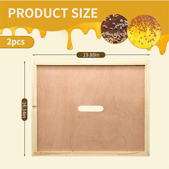 Wood Beehive Inner Cover - Image 2