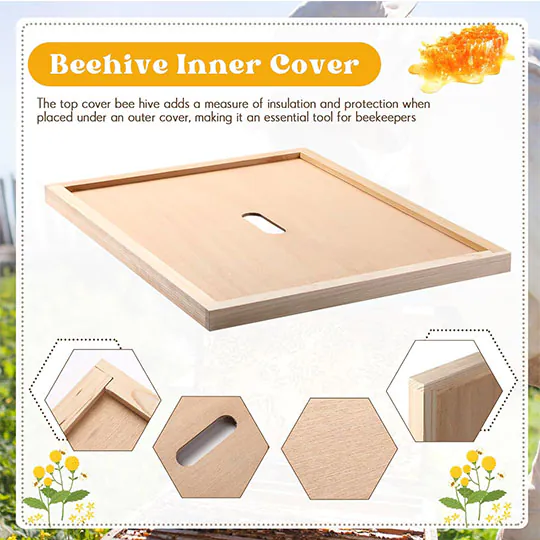 Wood Beehive Inner Cover - Image 4