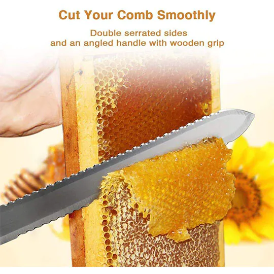 Serrated Honey Uncapping Knife - Image 5