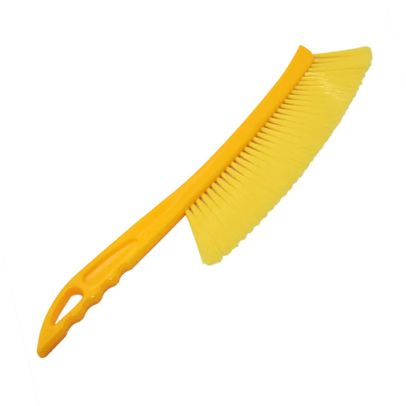 European Style Yellow Plastic Single Row Beekeeping Brush